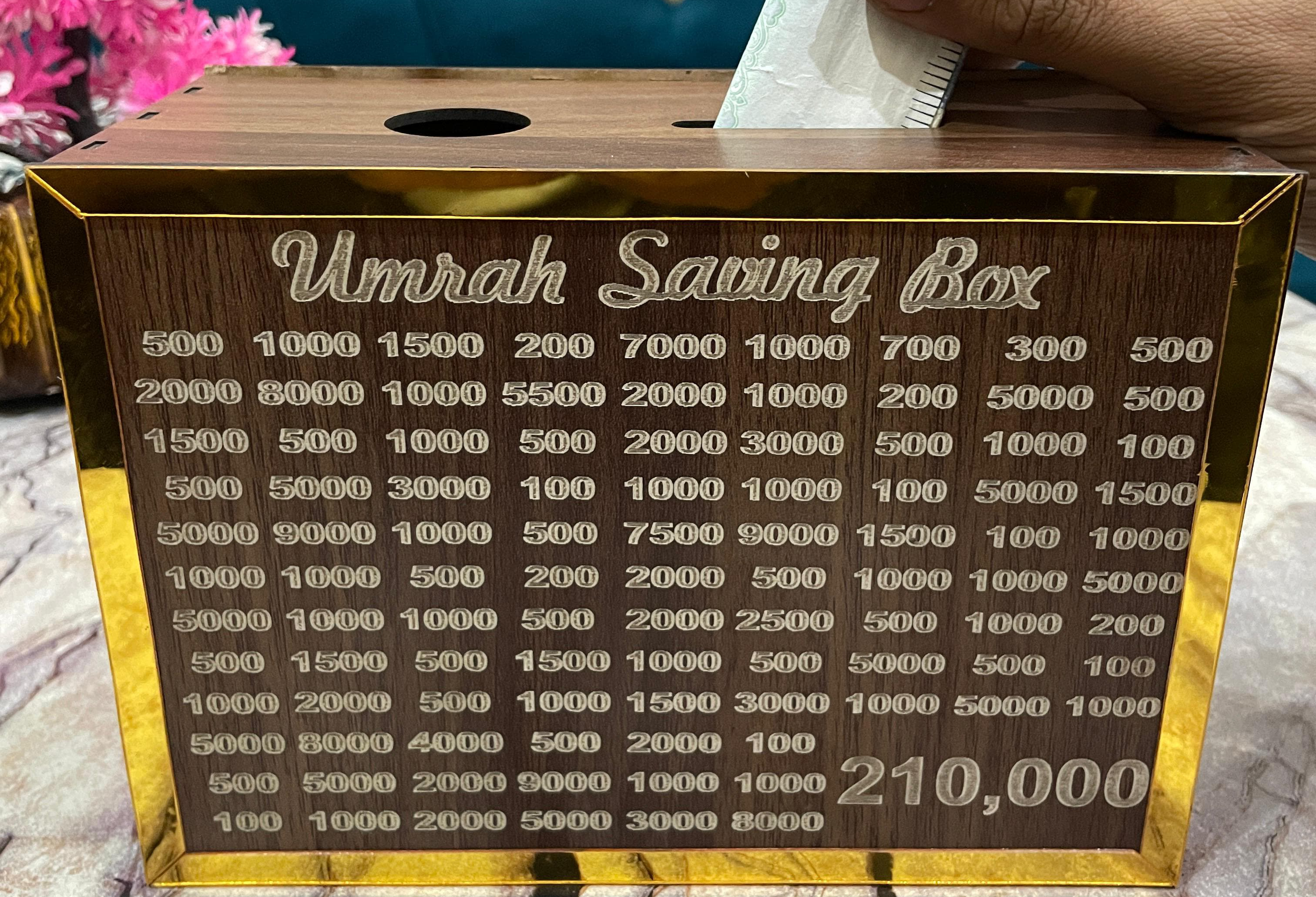 Umrah Saving Box - Box For Umrah Saving | Umrah Saving Box - Best Quality Umrah Saving Box - 210,000 Umrah Saving Box ( Random Design ) buy online in Pakistan