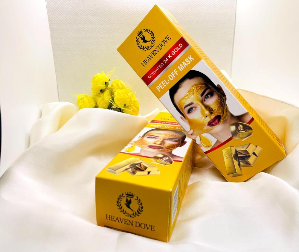 Original Heaven Dove 24K Gold Peel Off Mask – Luxurious Anti-Aging & Deep Cleansing Skincare - 100 ml buy online in Pakistan