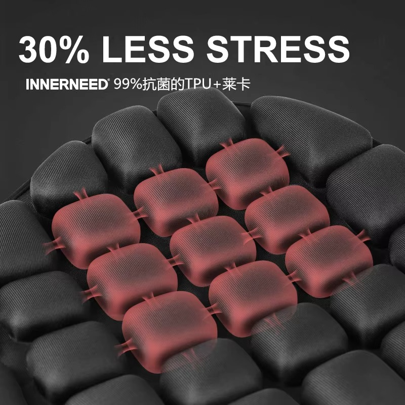 Universal Waterproof Bike and Motorcycle Seat Cushion – Premium Comfortable Relaxer Seat Cover with Anti-Slip Design, Shock Absorption, and Weather-Resistant Protection – Ideal for All Bicycles, Scooters, and Motorcycles