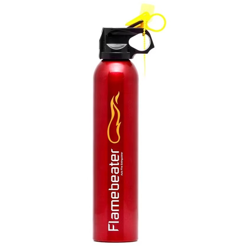 Universal Motorcycle Fire Extinguisher Bottle – 500gram - Heavy-Duty Metal Body with Mounting Bracket – Fits All Bikes & Motorcycles – Compact Emergency Safety Tool ( Random Color ) buy online in Pakistan