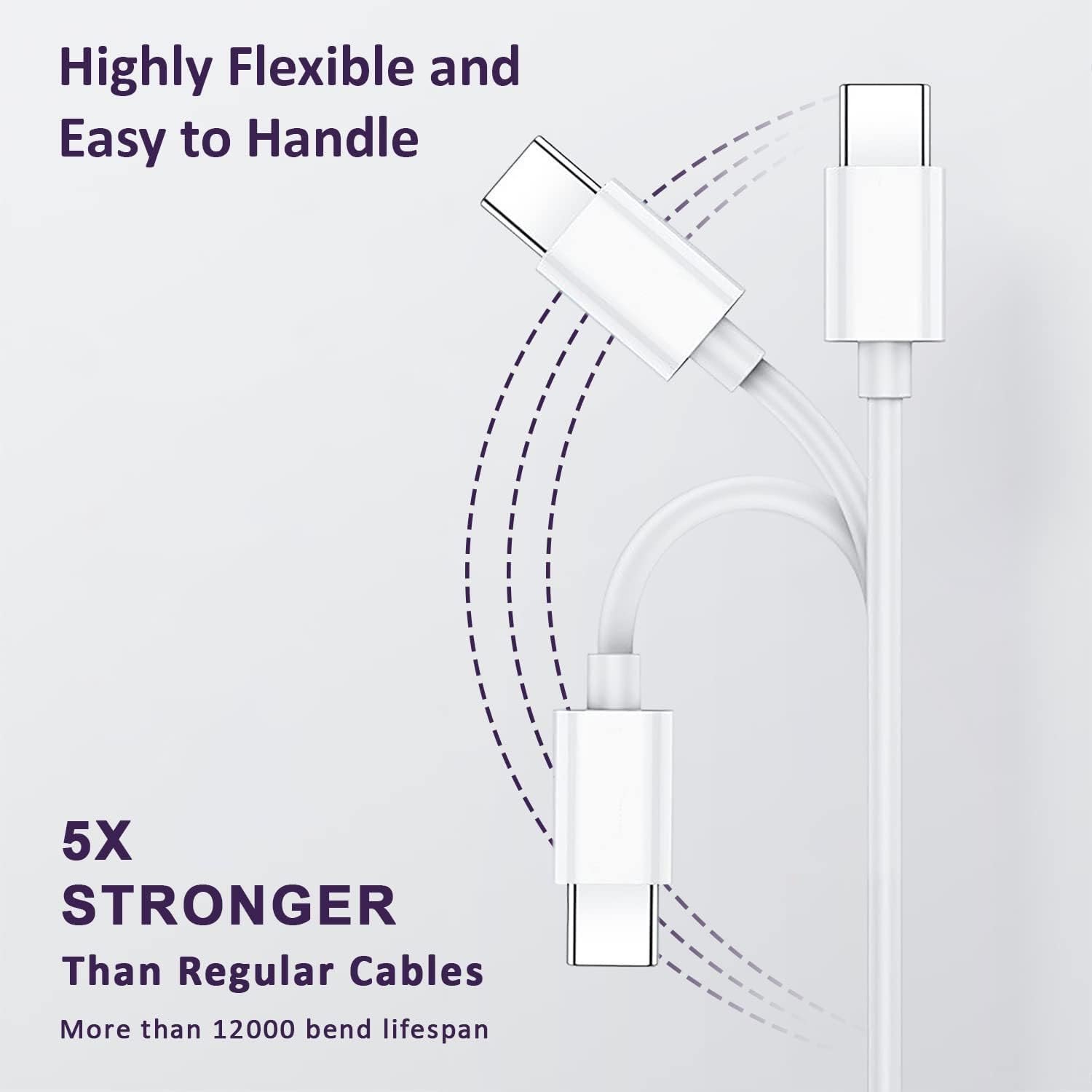 V5A Type-C Cable | Fast Data Cable Safety | Fast Charging Data Cable buy online in Pakistan