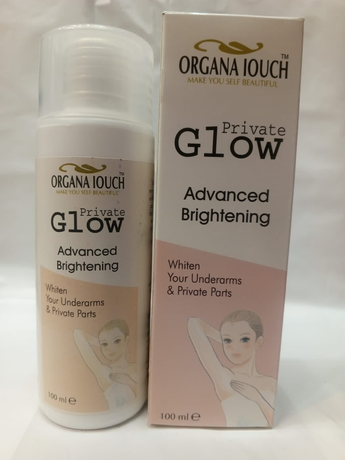 Organa Touch Fresh & Natural Underarm Whitening Cream Private Glow ( Advanced Brightening ) buy online in Pakistan