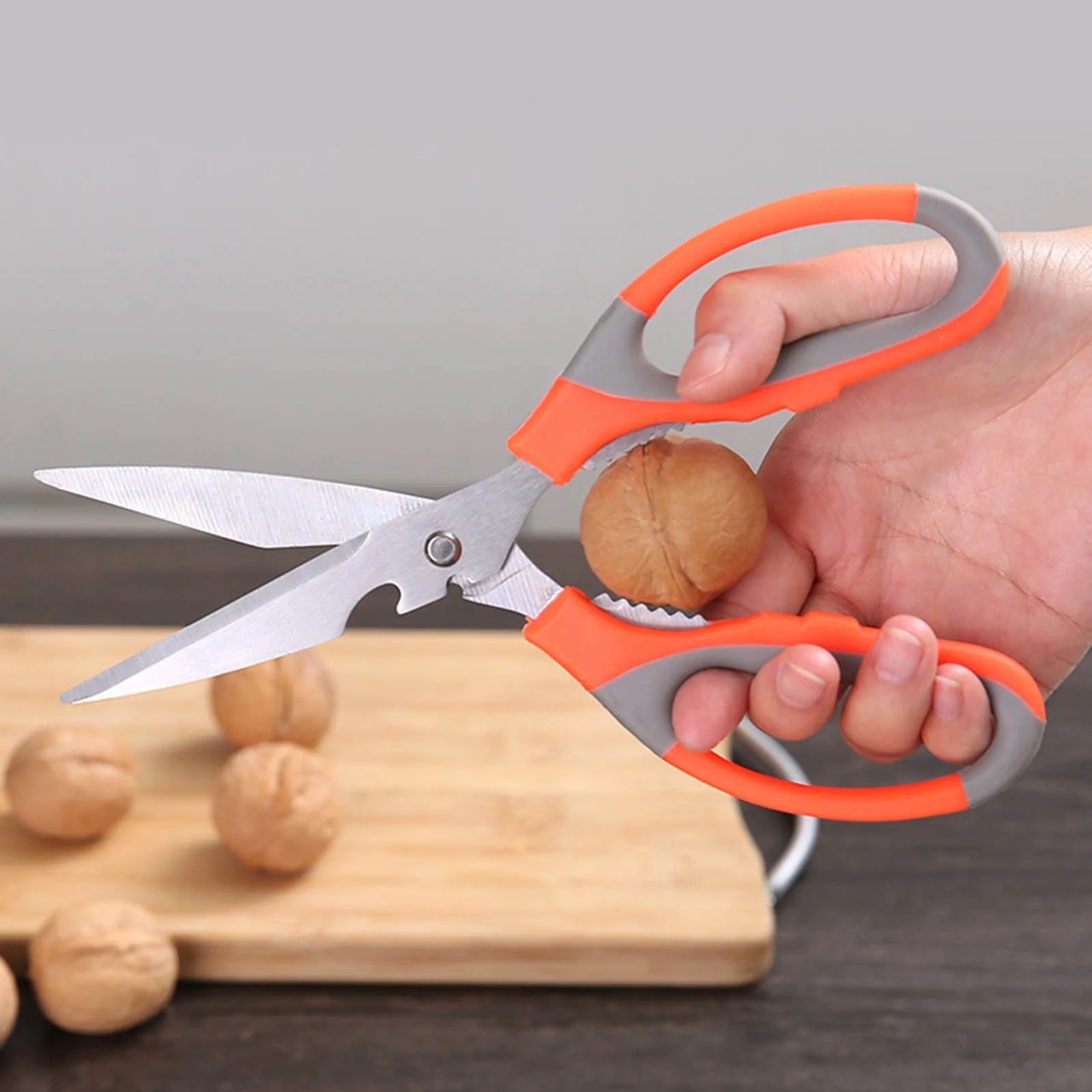Multifunction Kitchen Scissors Heavy Duty Food Shears for Chicken Meat Vegetable Fish Herb Poultry Stainless Steel Cooking Scissors with Comfortable Handle view 4