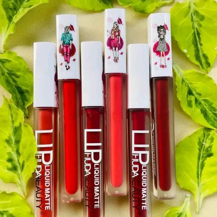 6 Pcs High Pigmented Matte Finish Lip Gloss - Multicolor Collection buy online in Pakistan
