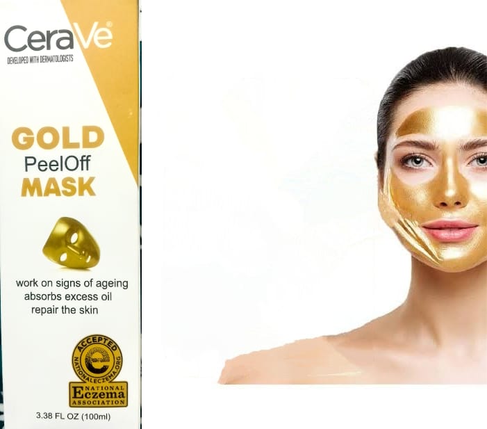 CeraVe Radiant Glow Peel-Off Gold Mask – Deep Cleansing & Brightening Facial Treatment – 100ml buy online in Pakistan