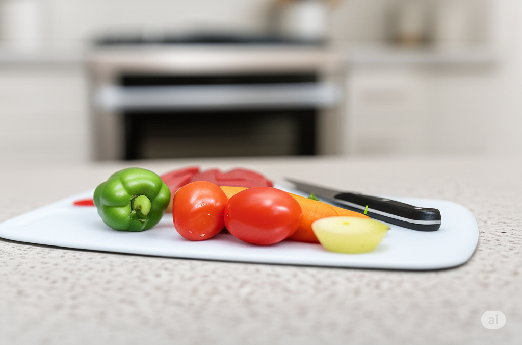 Plastic Chopping Board - Small Size Chopping Board - Cutting Board - Ideal for Food Prep - Chopping Board for Kitchen buy online in Pakistan