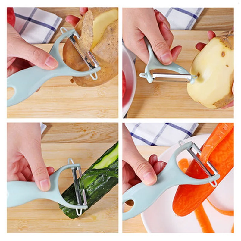 Colorful Plastic Handle Stainless Steel Vegetable Peeler - Sharp Blade for Effortless Peeling - Vegetable Peeler buy online in Pakistan