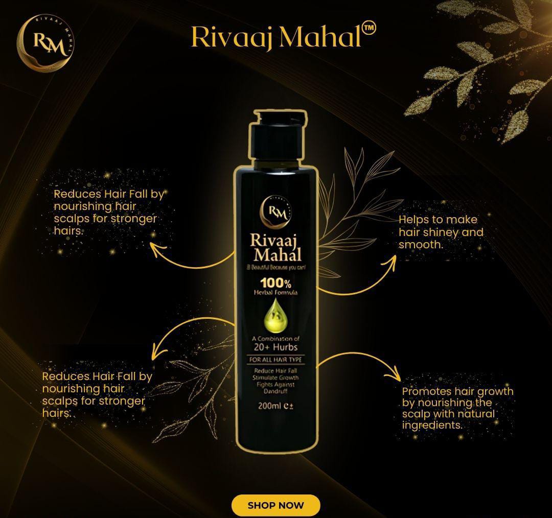 Rivaj Mahal Hair Oil Your Ultimate Hair Care Solution - 200ml thumbnail 2
