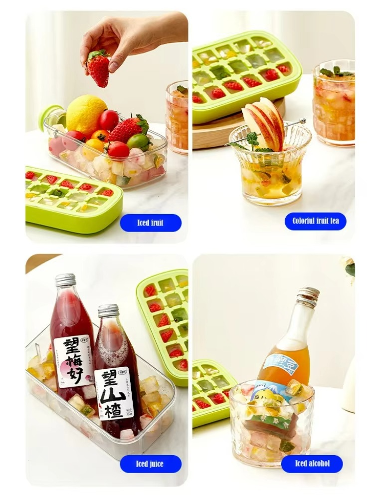 My Crush Cup Ice Cube Tray, Water Bottle Ice Cube Tray, Cool Summer Ice Cube Cup, Upgraded Ice Cube Bottle, Reusable Press-to-Cold Ice Cube Hydration - 500ml - Random Color (Fiber Glass) buy online in Pakistan