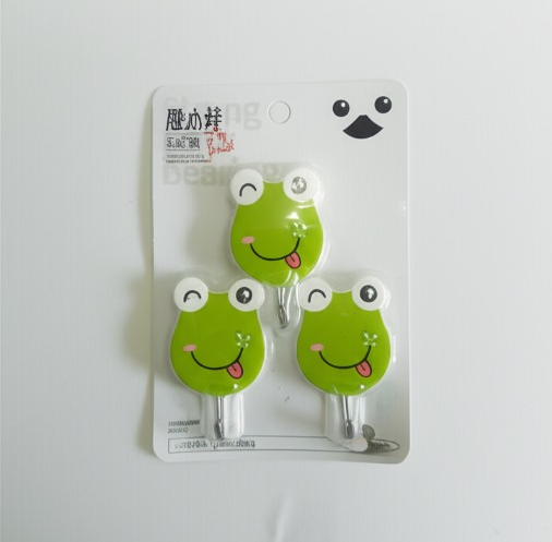 Pack Of 3 Self Adhesive Wall Hooks – Waterproof Cartoon Sticky homes for Home & Kitchen | Heavy Duty Multipurpose St...