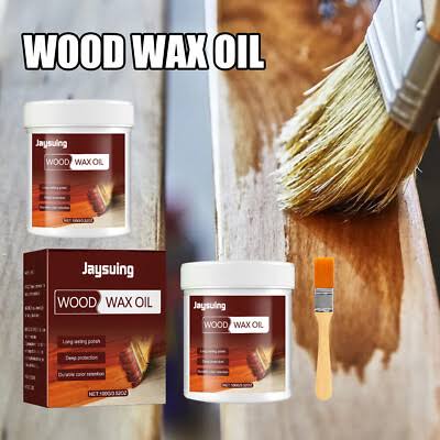 Wood Wax Oil for Furniture – Natural Finish & Deep Wood Nourishment With Bursh 100gm buy online in Pakistan