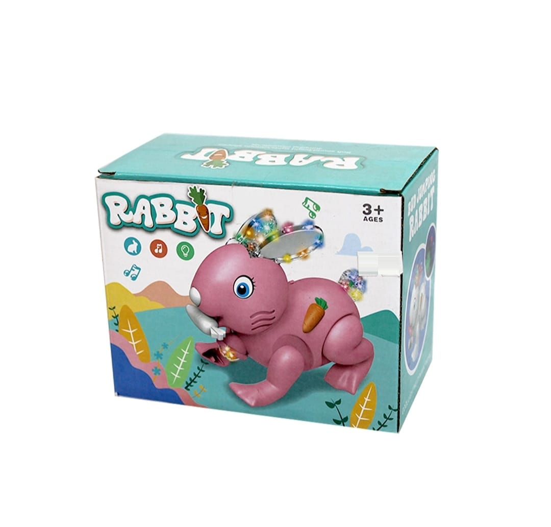 Electric Rabbit Toy for Kids – Light & Sound, Educational & Musical Play buy online in Pakistan