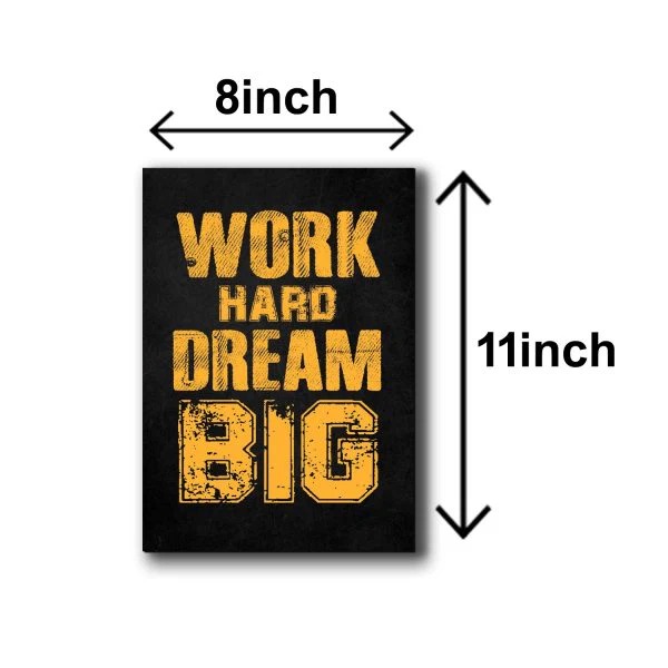 Set Of 6 Motivational Wooden Canvas Frames For Wall Decore 8x11 inches size / Sticky Phototiles Frames buy online in Pakistan