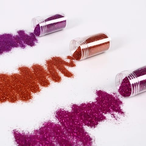 Glitter Powder Bottle Set – Pack of 12 Different Colors, High-Quality Craft Glitter for DIY, Nail Art, and Decorations buy online in Pakistan