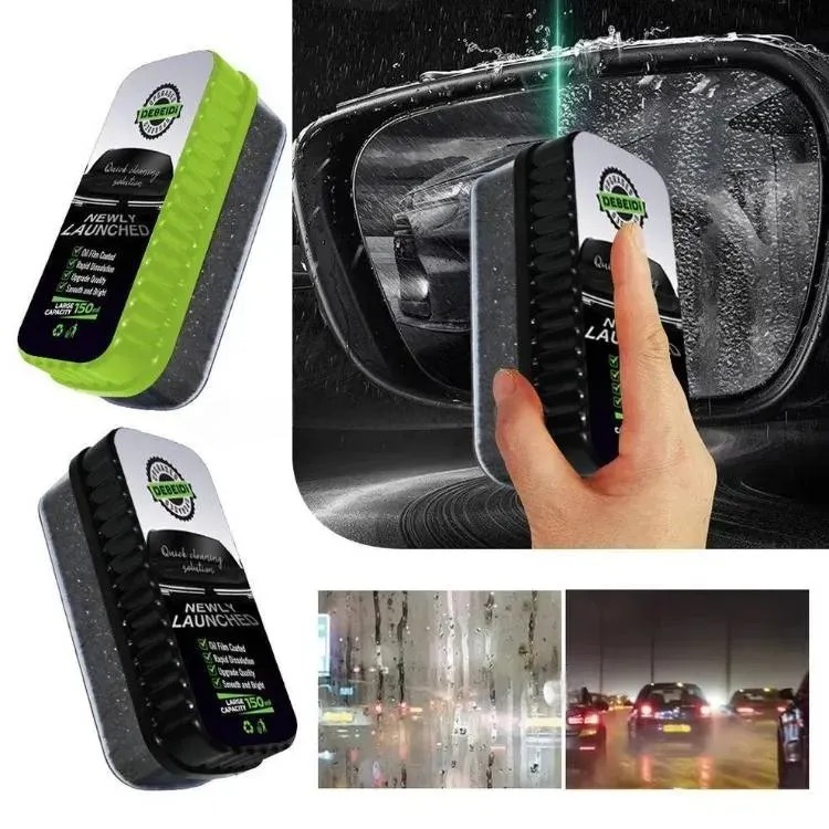 Oil Film Brush Glass Cleaning Board – Car Windshield Oil Film & Stain Remover, Quick Cleaning Solution, 150ml buy online in Pakistan