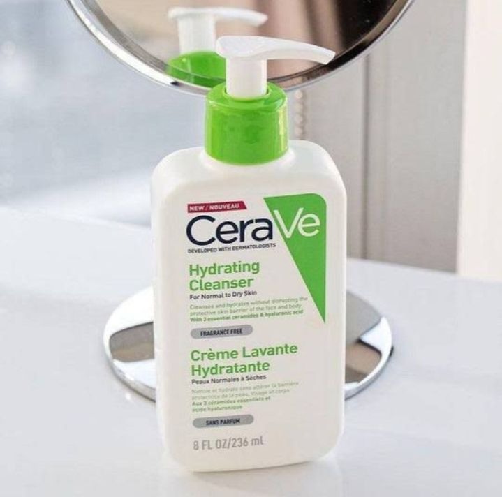 CeraVe Hydrating Cleanser with Hyaluronic Acid & Ceramides – Moisturizing Face Wash for Normal to Dry Skin (237ml) buy online in Pakistan