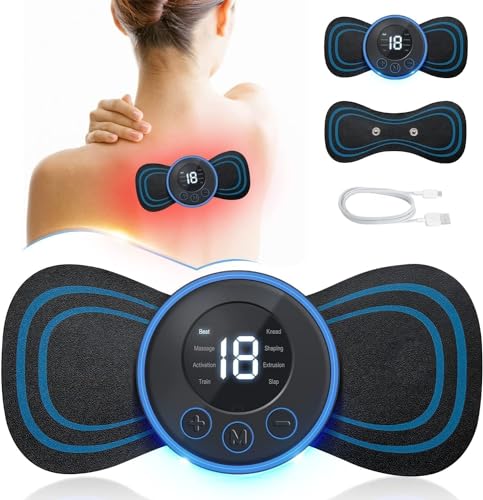 Wireless EMS Mini Body Massager – Portable Butterfly Massager with 8 Modes for Blood Circulation & Pain Relief buy online in Pakistan