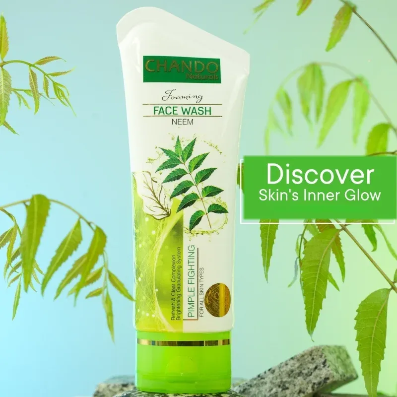 CHANDO Naturals Foaming Face Wash Neem – Pimple Fighting & Skin Purification buy online in Pakistan