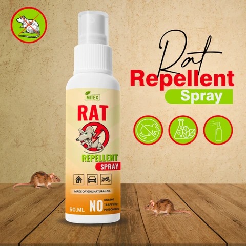 Rat Repellent Spray – Protects Car Wires & Engine, Home & Office Use, Long-Lasting (50ml) buy online in Pakistan