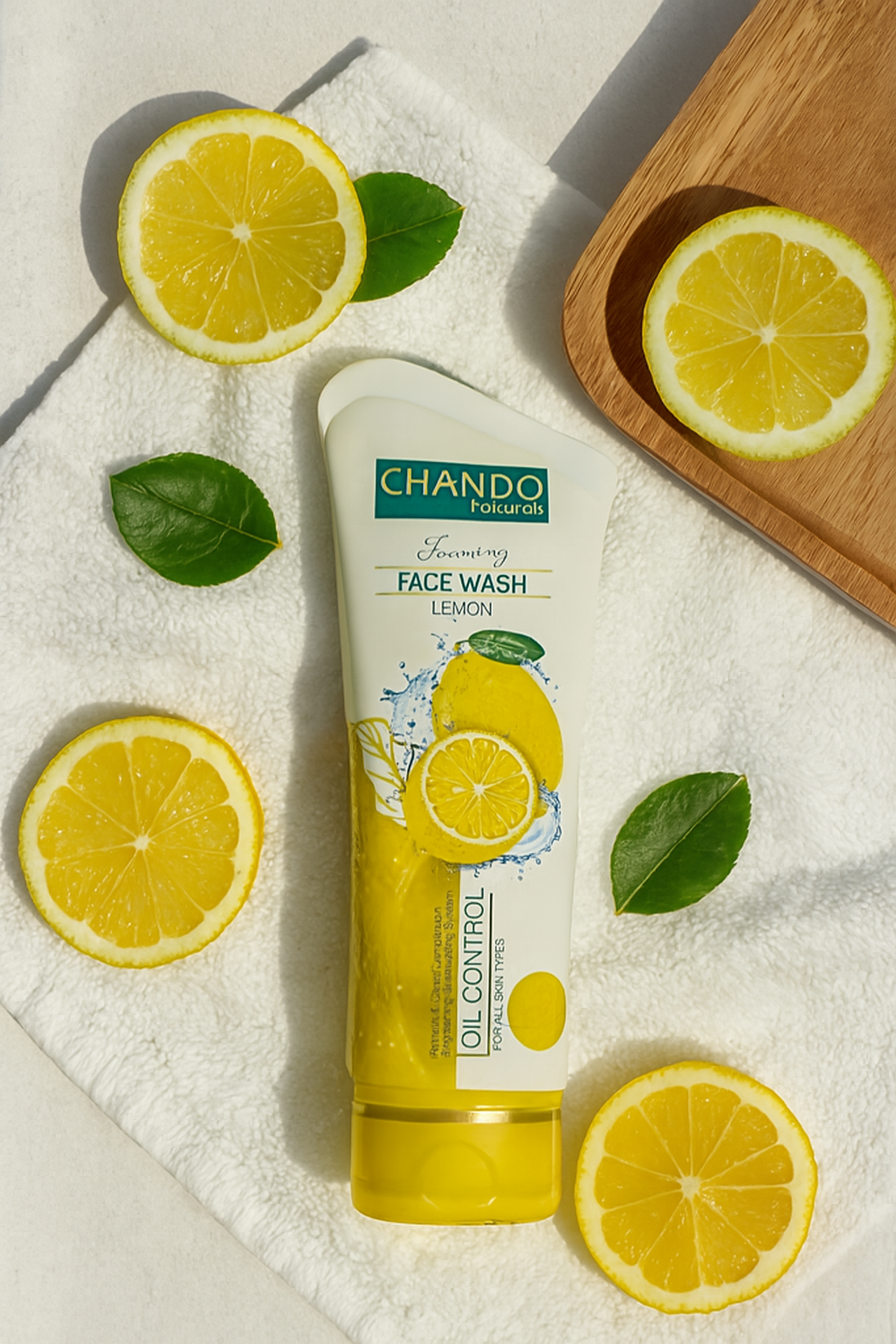 Chando Natural Foaming Face Wash Lemon – Oil Control & Refreshing Cleanser for All Skin Types (100g) buy online in Pakistan