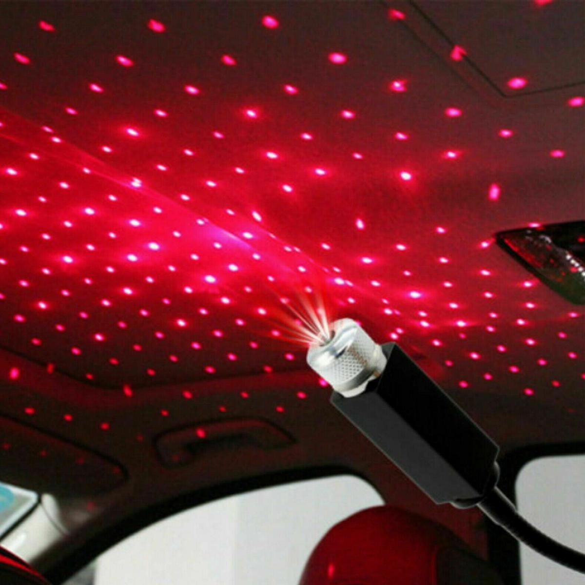 LED Galaxy Star Light  – USB Powered Rotating Starry Sky Laser Night Light For Bedroom Car Roof And Ceiling Decoration – Red Color buy online in Pakistan