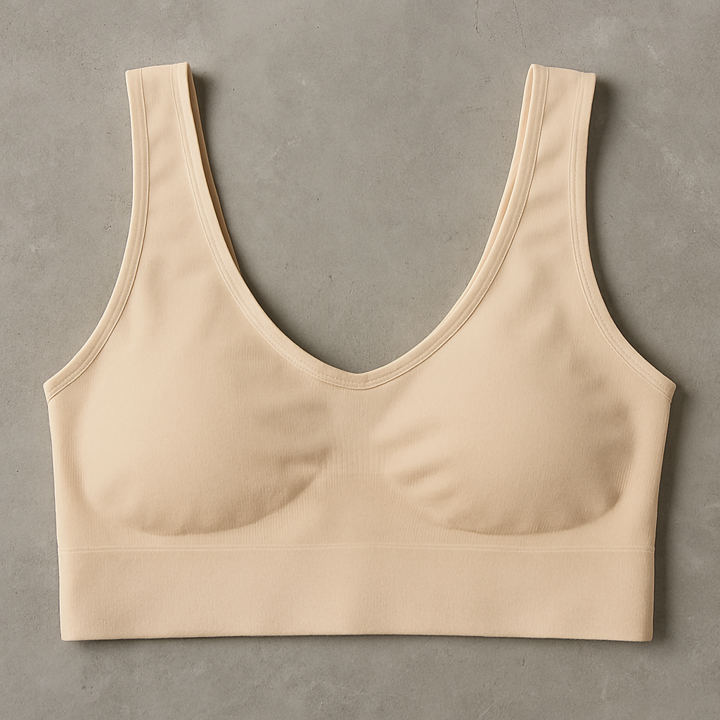 Ladies Air Bra – Soft Jersey Fabric, Plain Non-Padded Design, Comfortable & Lightweight Everyday Wear Lingerie in Sk...