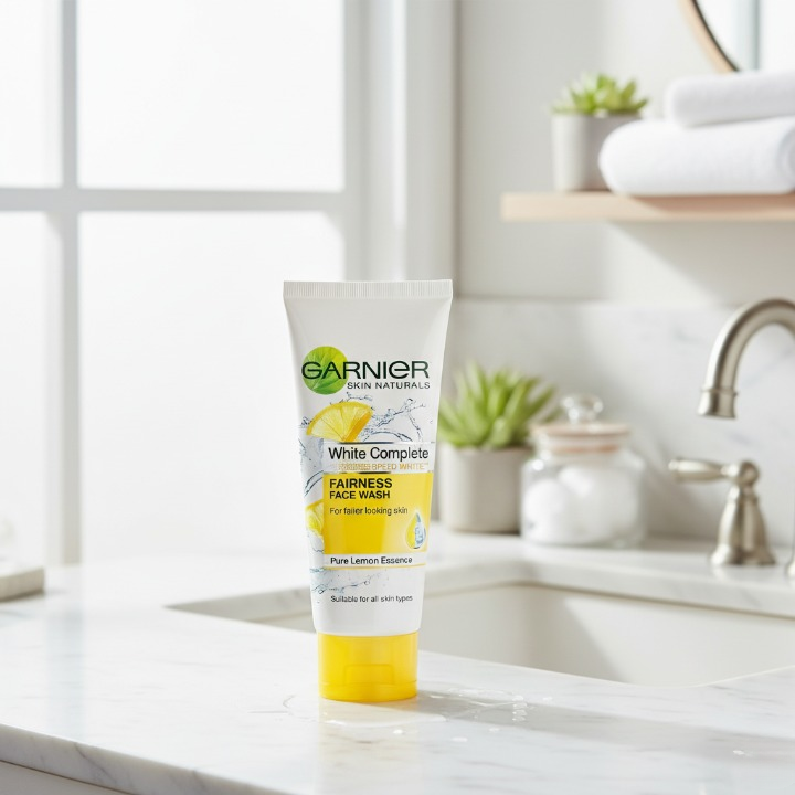 Garnier Pure Lemon Essence Face Wash – 100g Brightening Daily Cleanser for Fresh, Oil-Free & Radiant Skin | Gentle Liquid Formula buy online in Pakistan