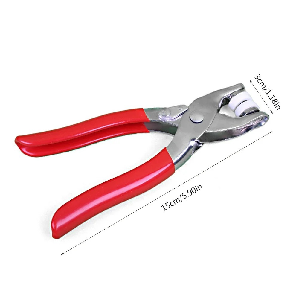 Plier Tool with 50 Sets Metal Snap Buttons – Thickened Snap Fastener Kit for DIY Crafting, Sewing, Leather, Bags, Clothe...
