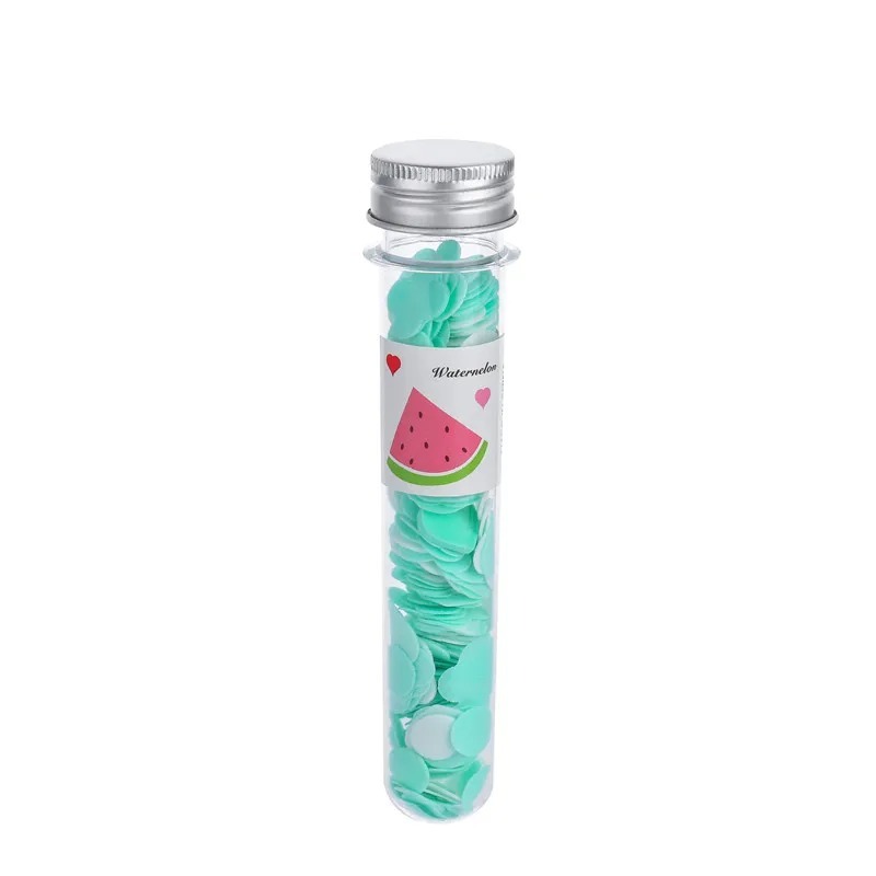 Outdoor Portable Hand Washing Disposable Soap Paper Flakes – 100 PCs in Flower Tube Bottle (Random color) buy online in Pakistan