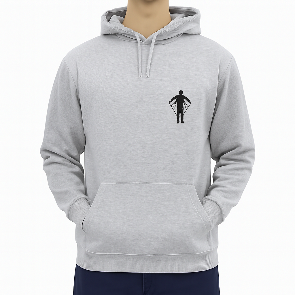 New Summer Collection Full Grey Hoodie FLY MAN Printed For Men And Boys
