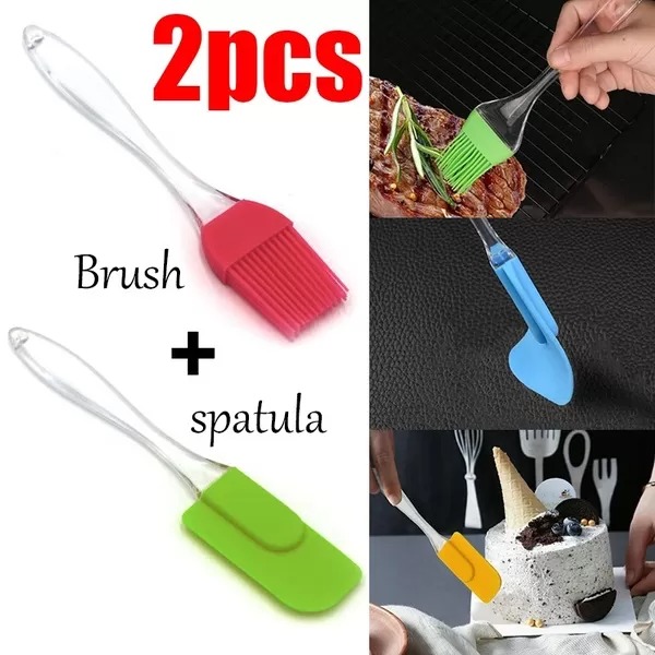 Pack Of 2 - Large Spatula & BBQ Oil Brush buy online in Pakistan