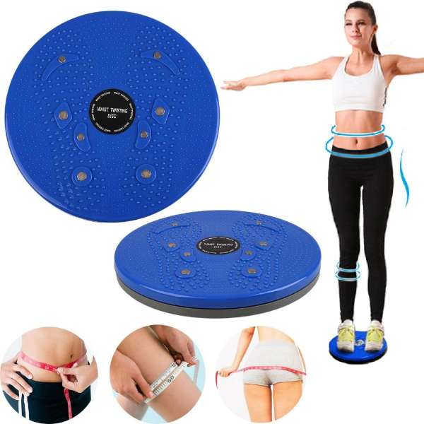 Twister Plate Exercise Gear Plastic Waist Twist Disc Board – 360° Fitness Balance Trainer For Slimming, Core Strength, And Home Workoutn (Random Color) view 5