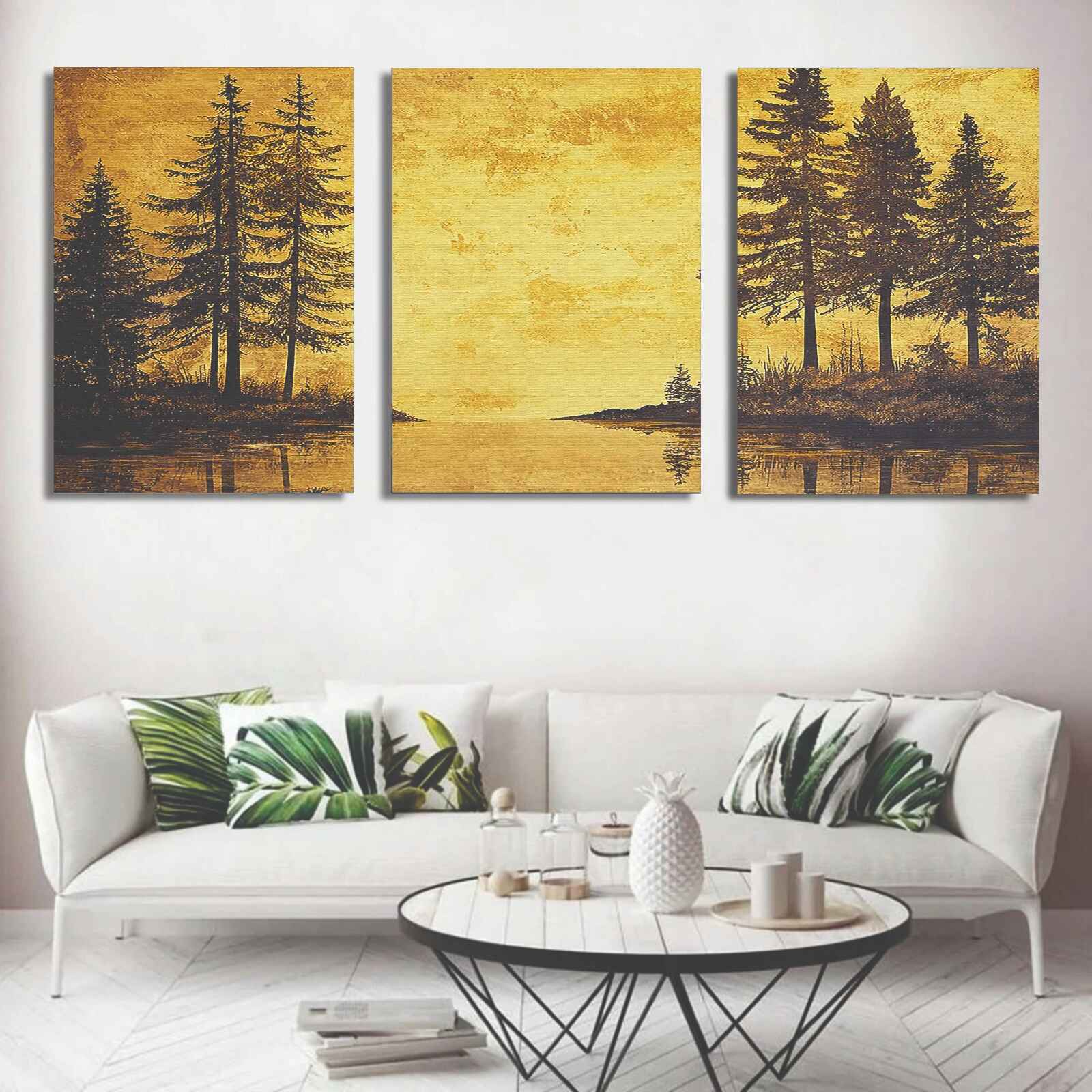 Set of 3 Wall Art Wooden Phototile Frames for Wall Decor buy online in Pakistan