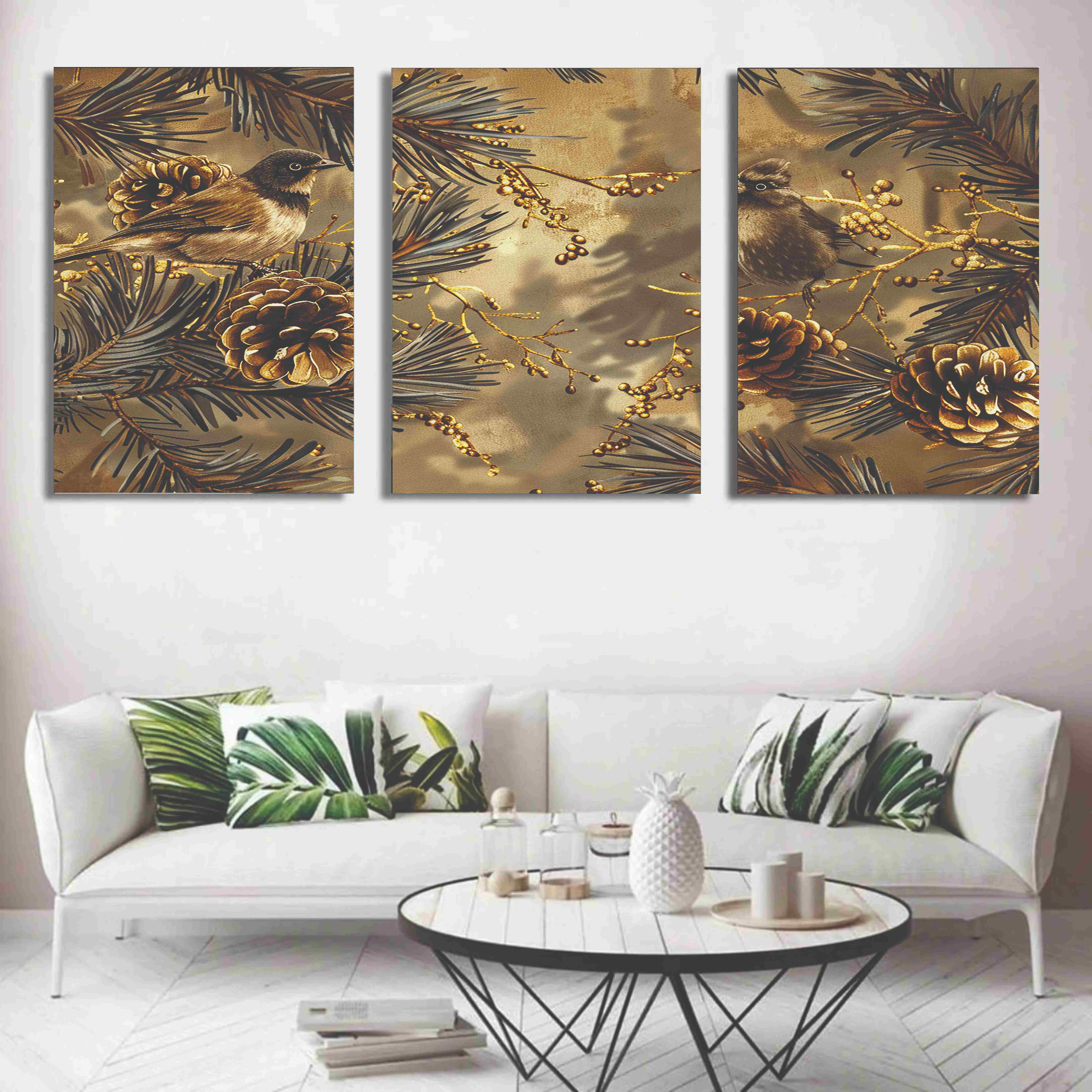 Set of 3 Wall Art Wooden Phototile Frames for Wall Decor buy online in Pakistan
