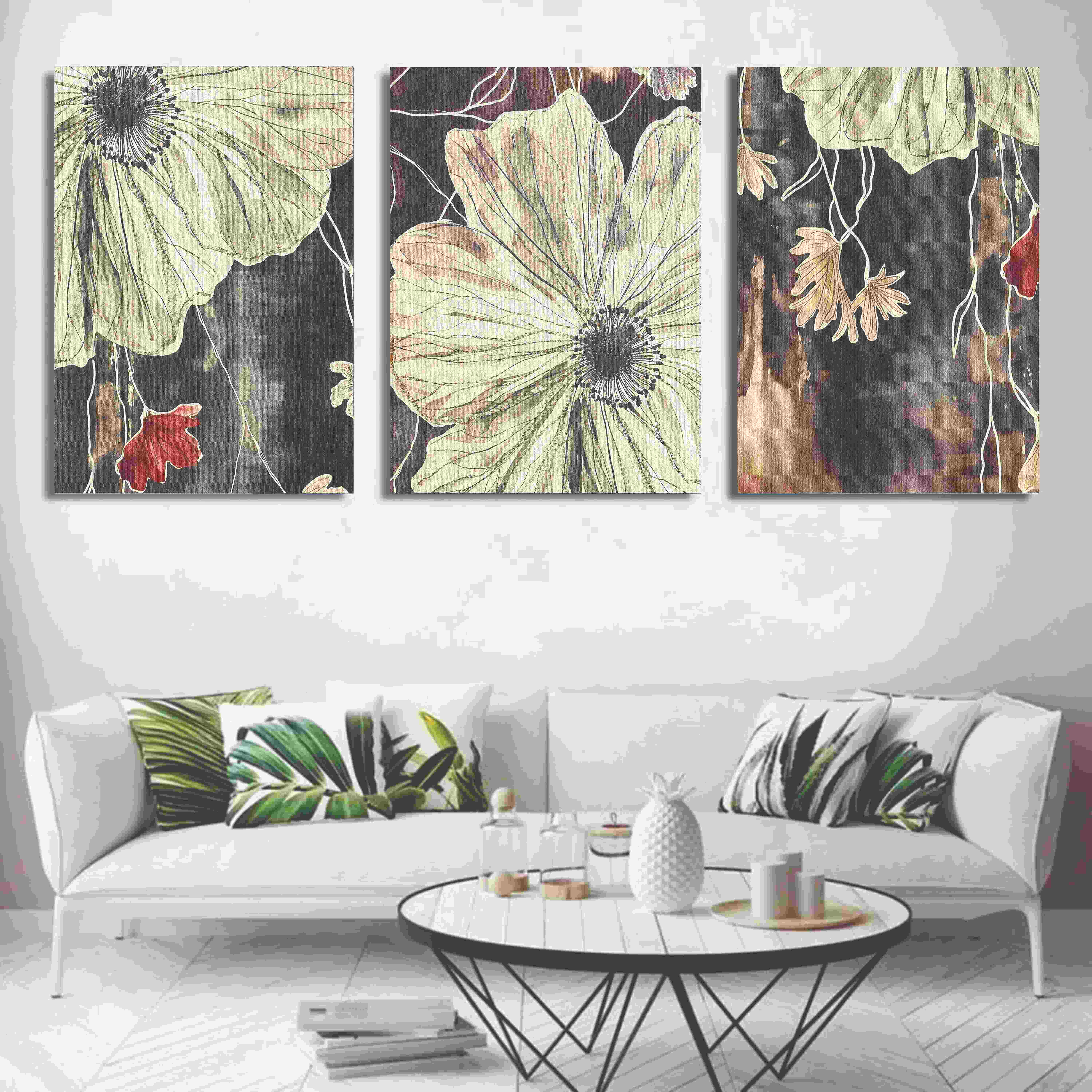 Set of 3 Wall Art Wooden Phototile Frames for Wall Decor buy online in Pakistan