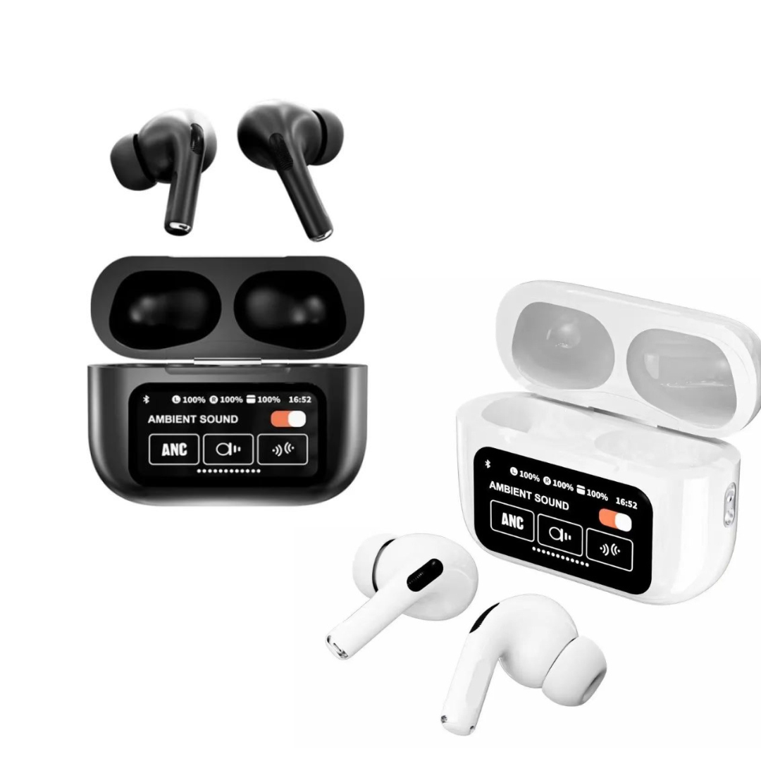 A9 Pro AirPods Pro – Wireless LCD Screen Earbuds | Touch Control, Hi-Fi Stereo Sound, Bluetooth 5.3 Earphones with Charging Case thumbnail 5