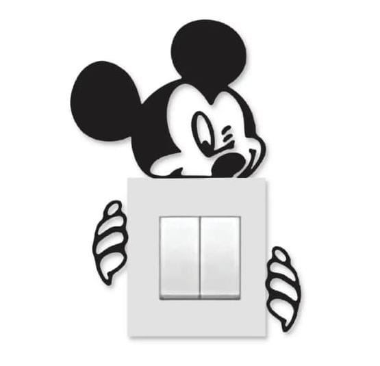 Miki Mouse Shape Wooden Wall Art – Cute Animal Design Decorative Wooden Piece For Home, Kids Room, Or Office Wall Decor (5 Inches) buy online in Pakistan