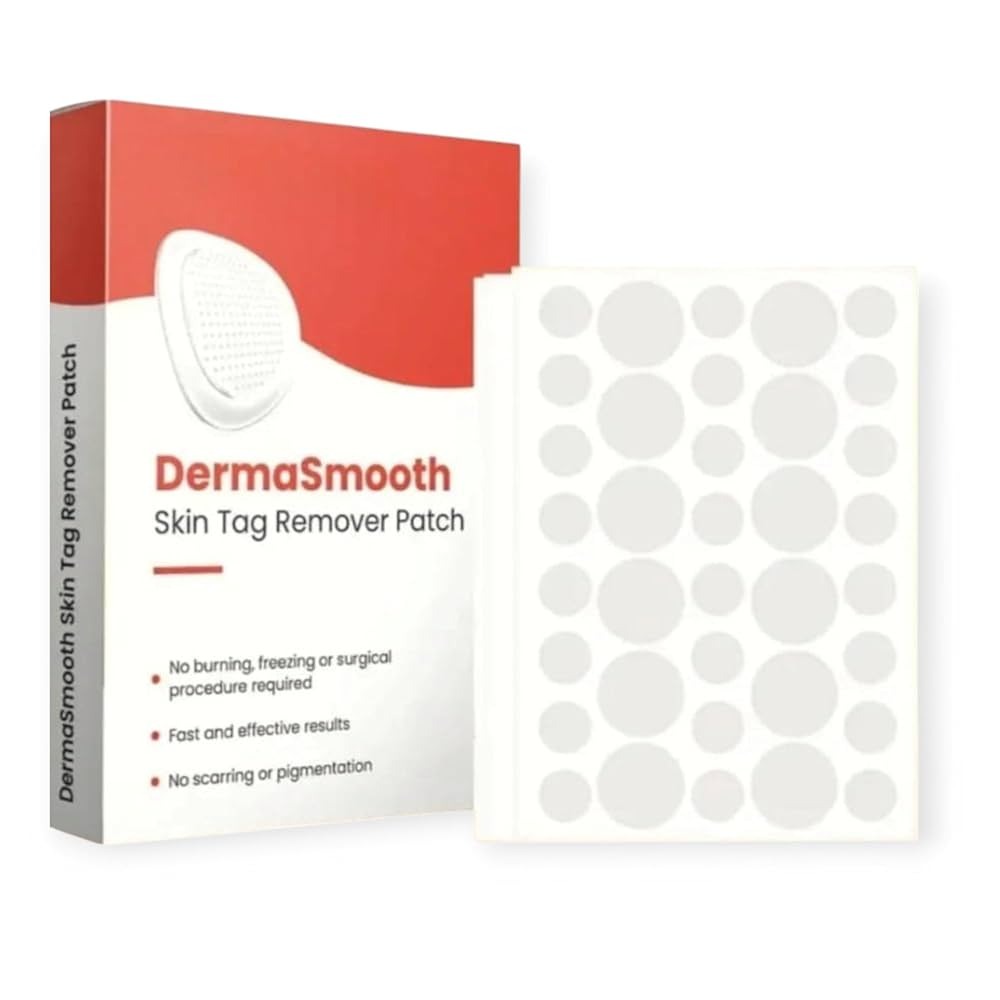 DermaSmooth Skin Tag Remover Patch – Fast, Safe, And Painless Skin Tag And Mole Removal Solution With No Scarring Or Pig...