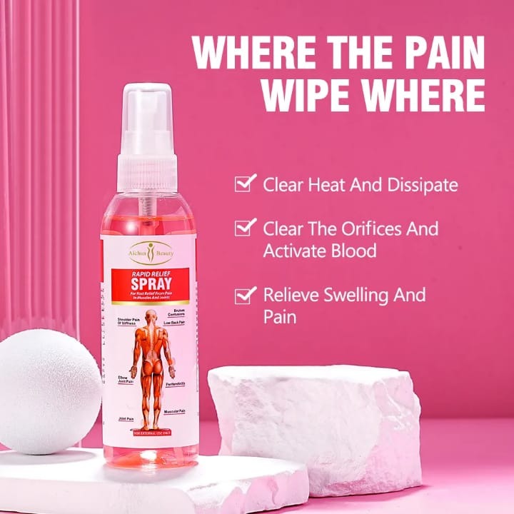 Aichun Beauty Rapid Relief Spray For Muscle And Joint Pain 100ml – Fast Acting Pain Relief Formula For Sore Muscles, Stiff Joints, And Body Aches view 3