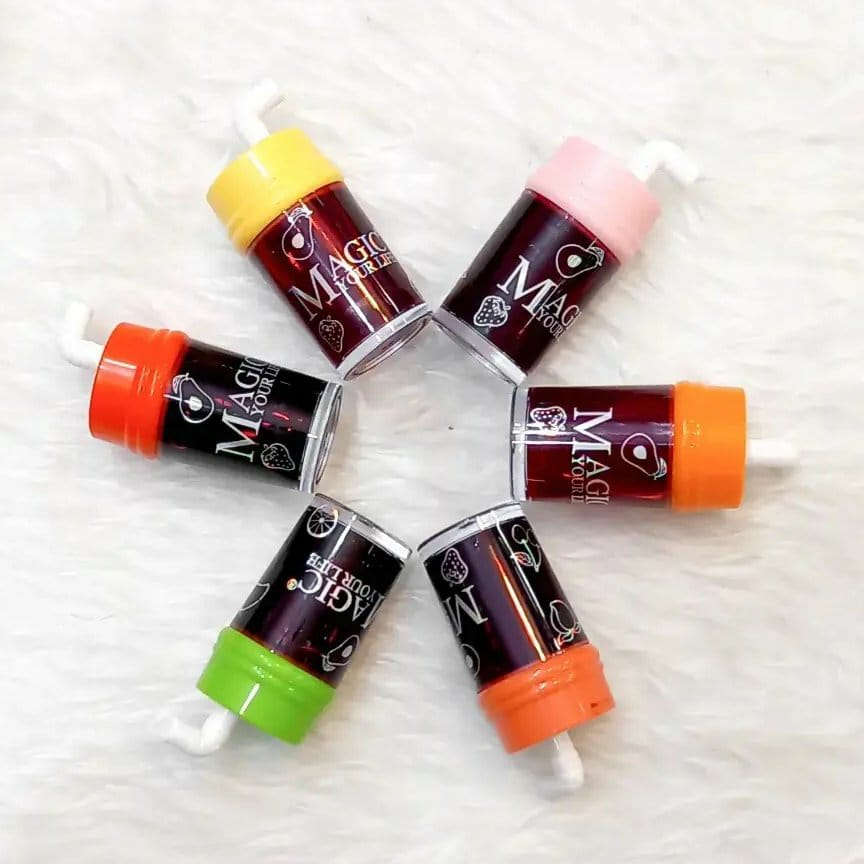 Magic Lip Tint – Color-Changing, Hydrating & Long-Lasting Lip Care for Soft, Radiant Lips(Pack of 6) buy online in Pakistan