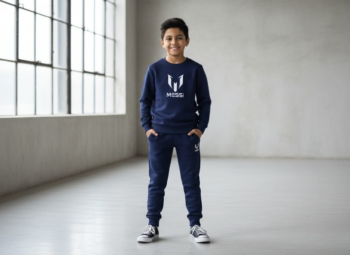 Kids Winter Tracksuit | New Designer 2-Piece Shirt & Trouser Set for Boys & Girls - Buy Online in Pakistan at Zenbu Store