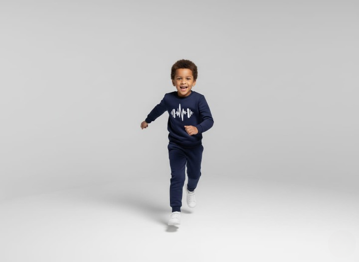 Boys Winter Casual Long Sleeve Printed Patchwork Round Neck Sweatshirt | Warm, Stylish & Comfortable Winter Wear - Buy Online in Pakistan at Zenbu Store