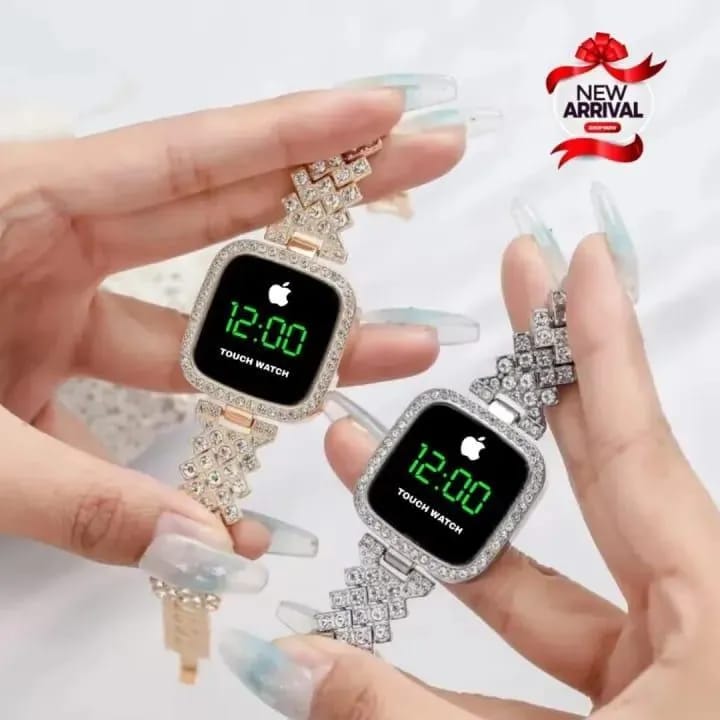 Chic Women’s Digital Display Watch with Elegant Bracelet Strap | Stylish Fashion Wristwatch for Daily Wear, Parties & Casual Outfits – 1 Pc view 3