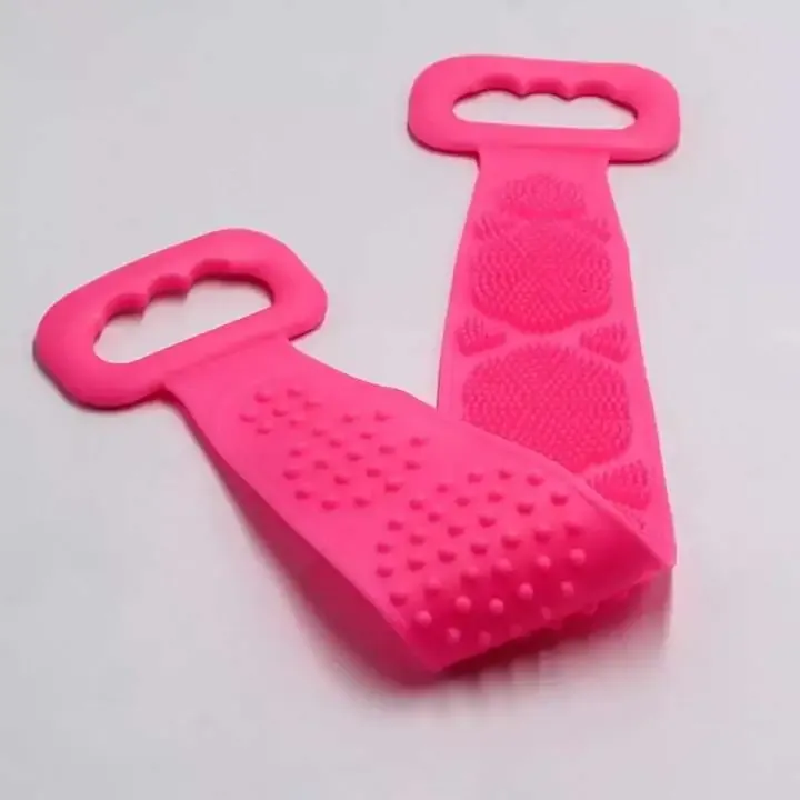 Pack of 2 Silicone Back Scrubber Bath Belts – Double-Sided Exfoliating Body Scrubbers for Gentle, Deep Cleansing & Smooth Skin buy online in Pakistan