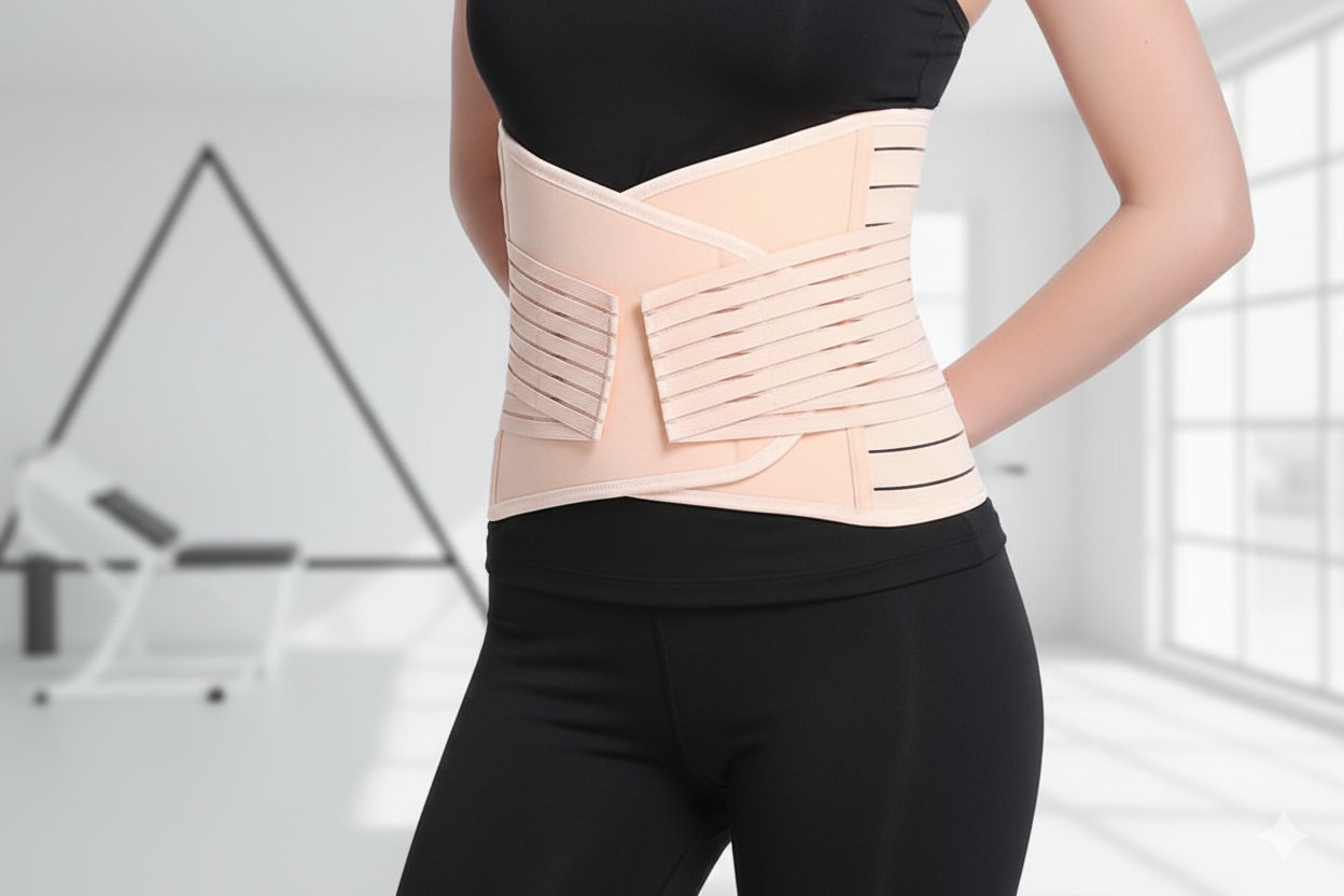 3 In 1 Belly Belt Waist Shaper Postpartum Recovery Body Shaper Slimming Maternity Belly Shaper Comfortable Breathable Du...