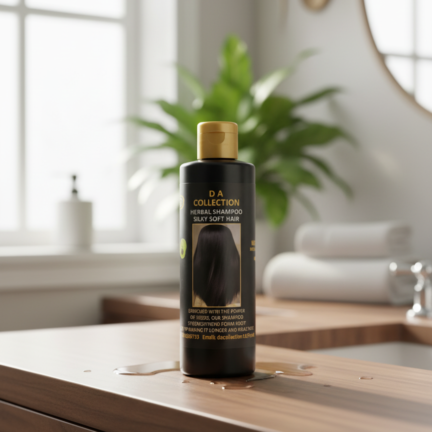 DA Collection Herbal Anti Dandruff Hair Shampoo Natural Ingredients Gentle Cleansing Moisturizing Formula For Anti Dandr...