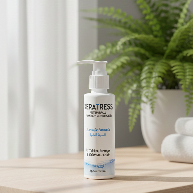 Keratress Anti Hairfall Shampoo And Conditioner Gentle Formula Strengthens Hair Reduces Hairfall Nourishes Scalp Provide...