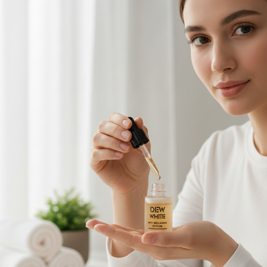 Dew White Anti Melasma Serum Gentle Formula Reduces Dark Spots Improves Skin Tone Provides Radiant Glow And Smooth Texture For Daily Use - 30ml buy online in Pakistan