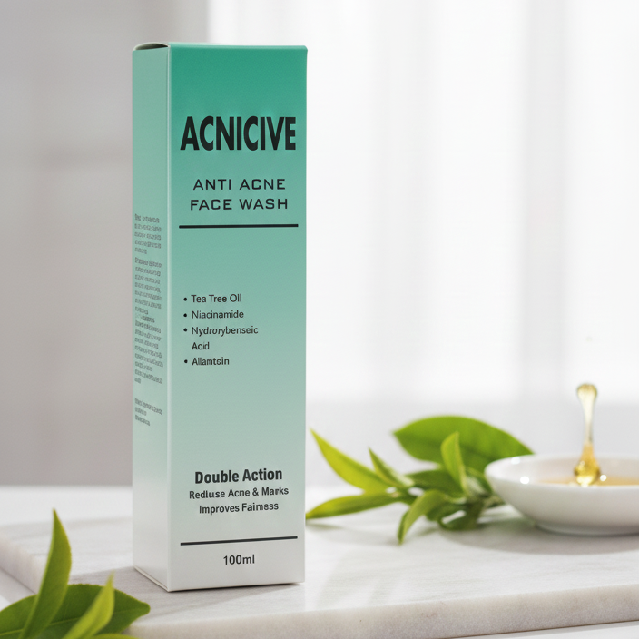 Acnicive Anti Acne Face Wash Gentle Formula Clears Impurities Reduces Acne Refreshes Skin Provides Smooth And Healthy Look For Daily Use - 100ml buy online in Pakistan