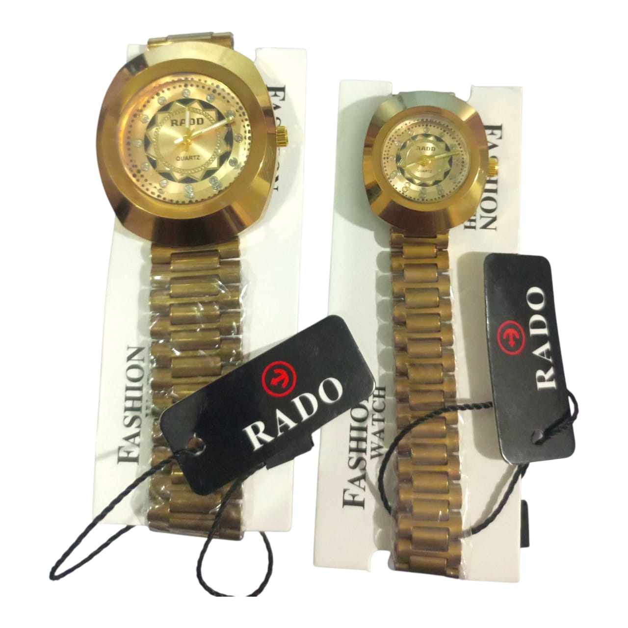 Rado Luxury Couple Watch Set Matching His And Hers Analog Watches Elegant Design view 3